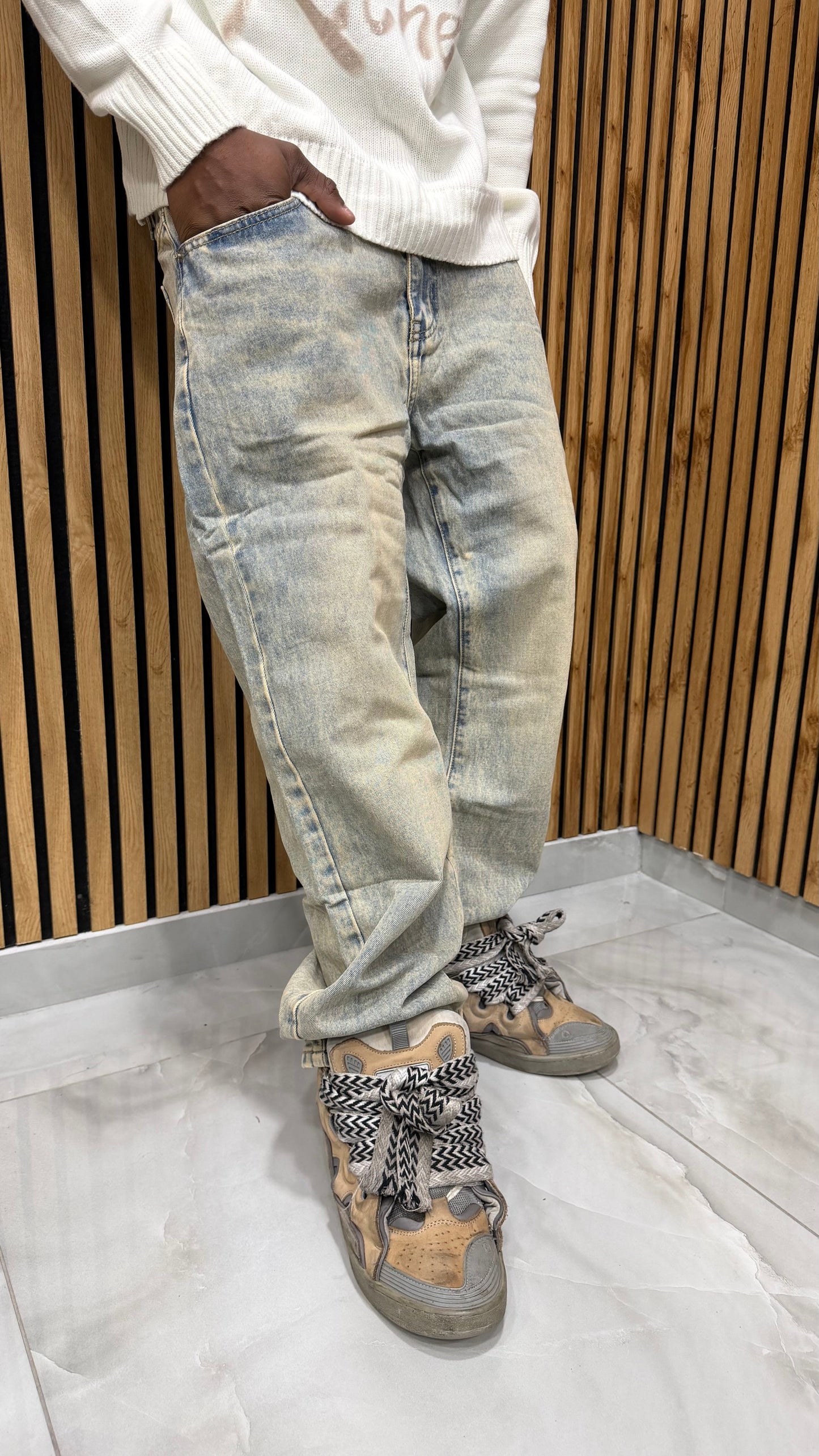 Jeans Baggy “Light Sand”