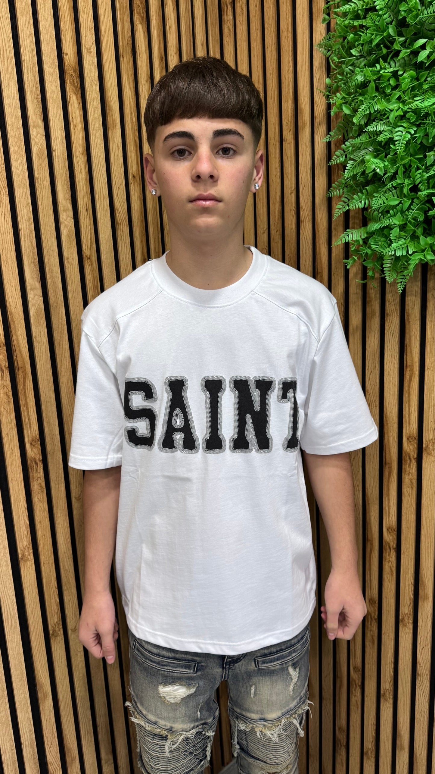 T-Shirt "Saint" Ricamata