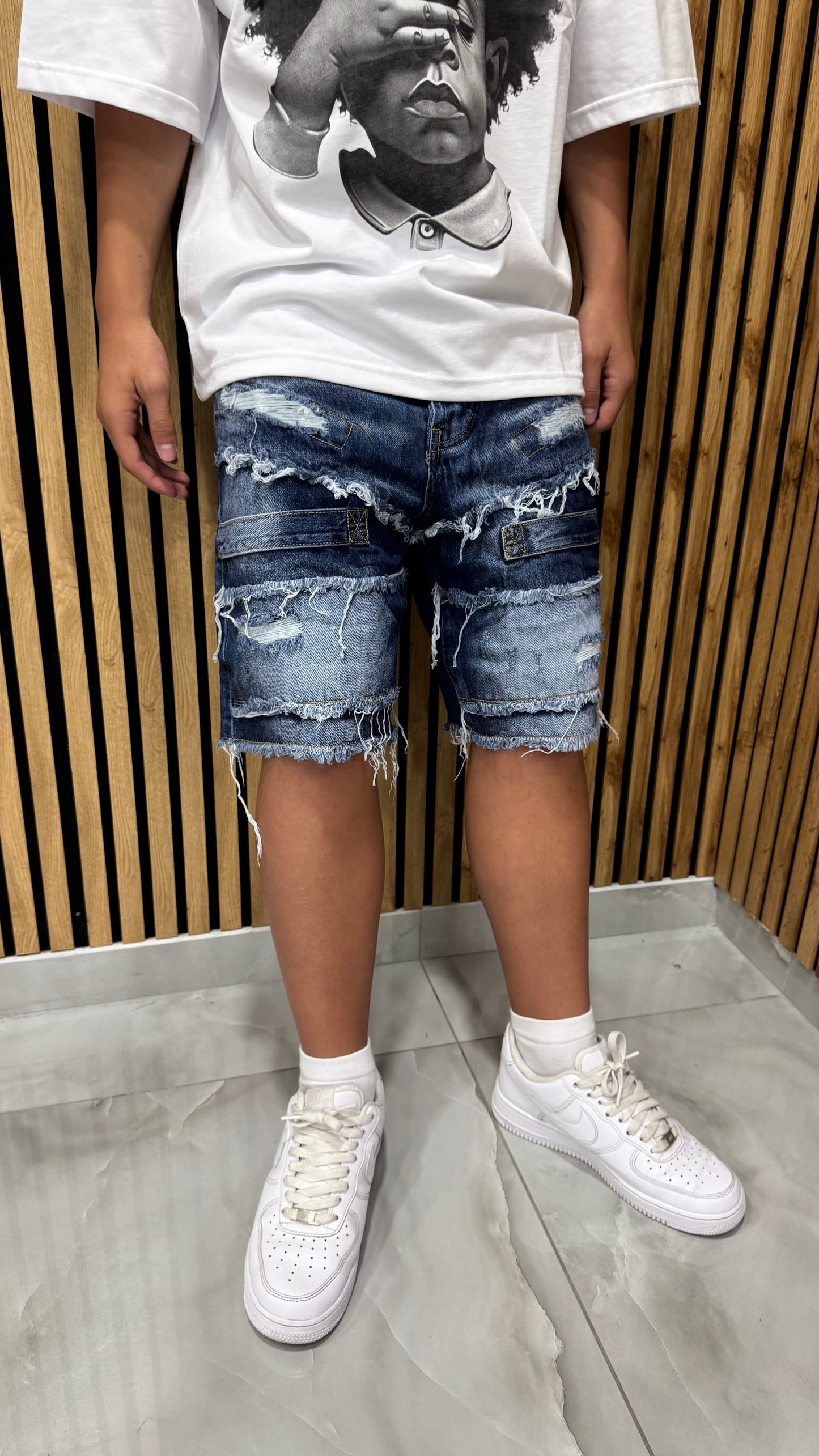 Jeans Short "Double Sfranged"