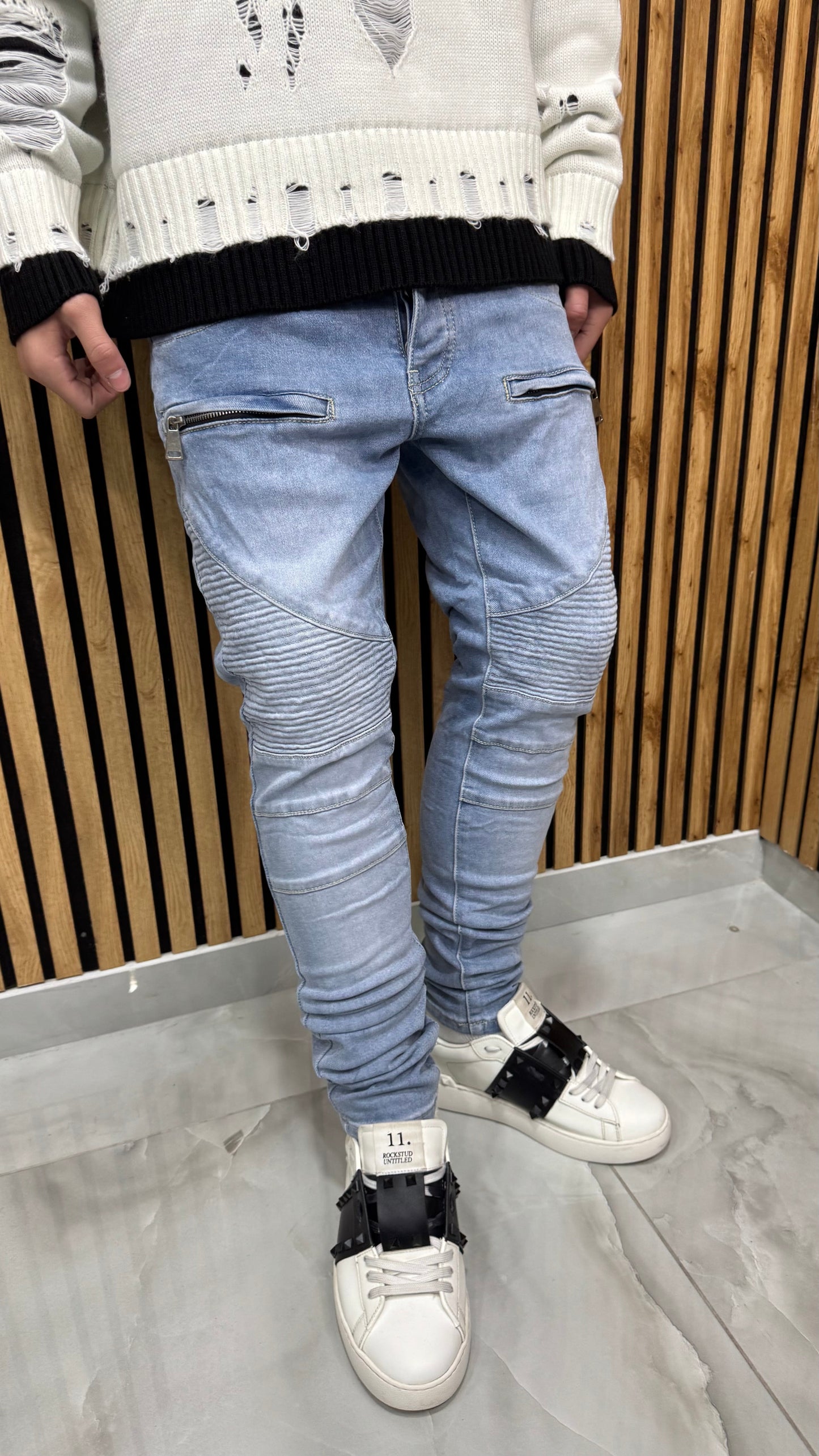 Jeans Byker Mood Balm*in Denim Chiaro