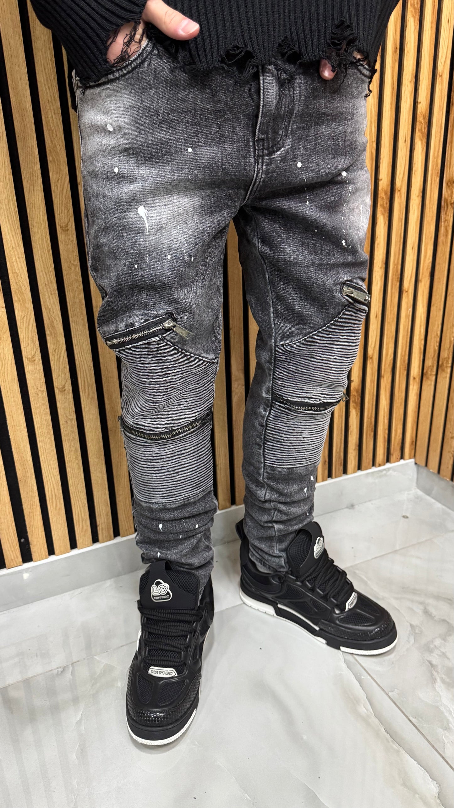 Jeans Byker Mood "DNC" 4 Zip Picture