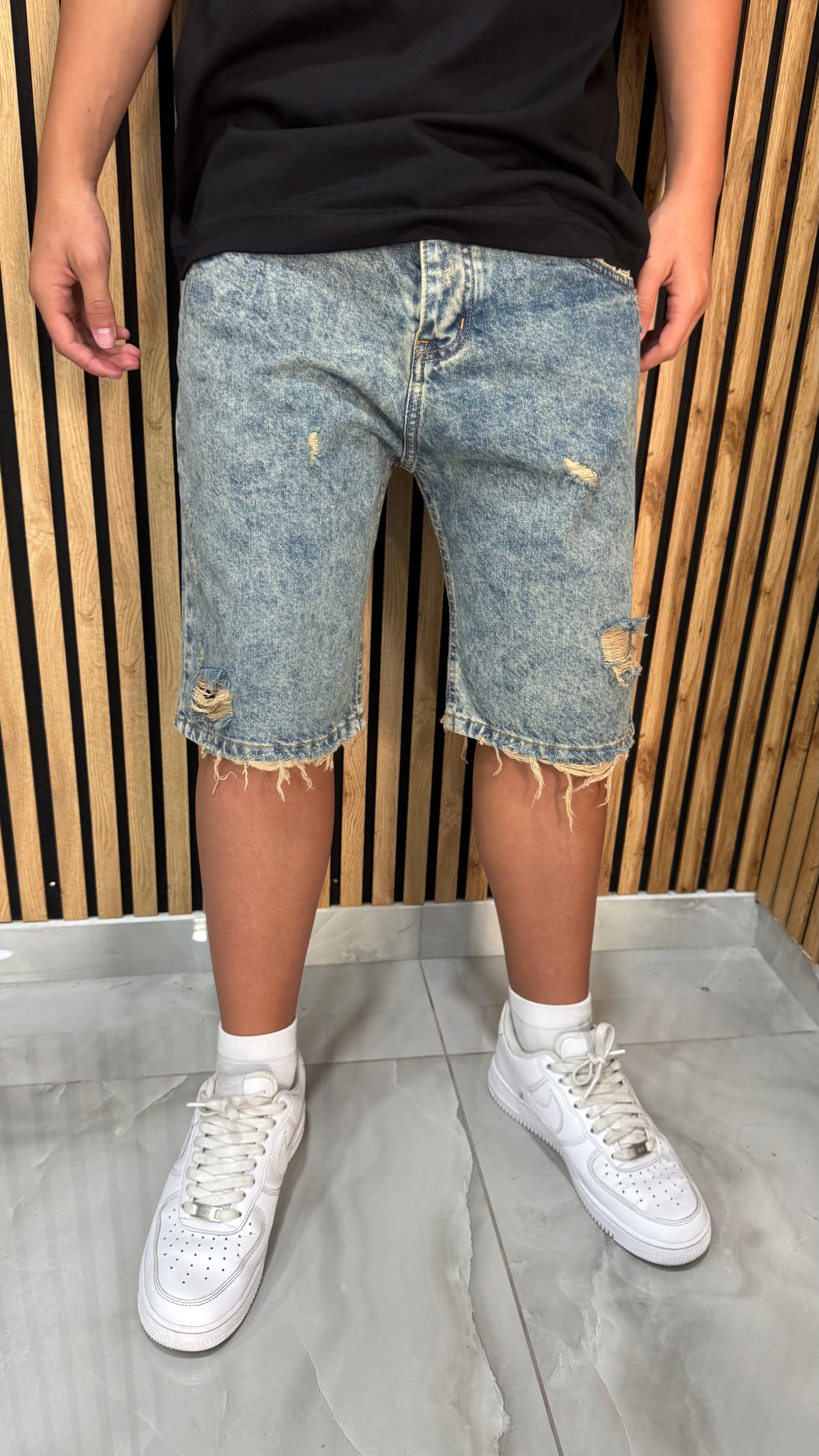 Jeans Short Sabbiato Cianotic