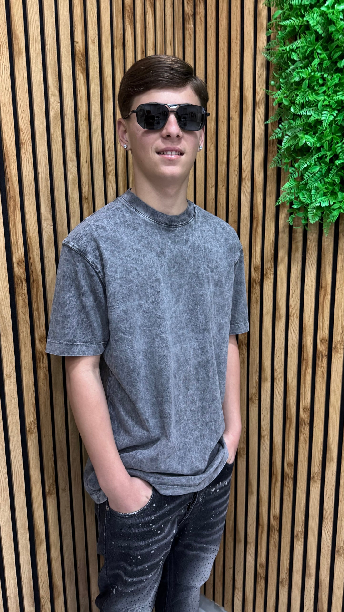 T-Shirt Marmorizzata "Insomnia"