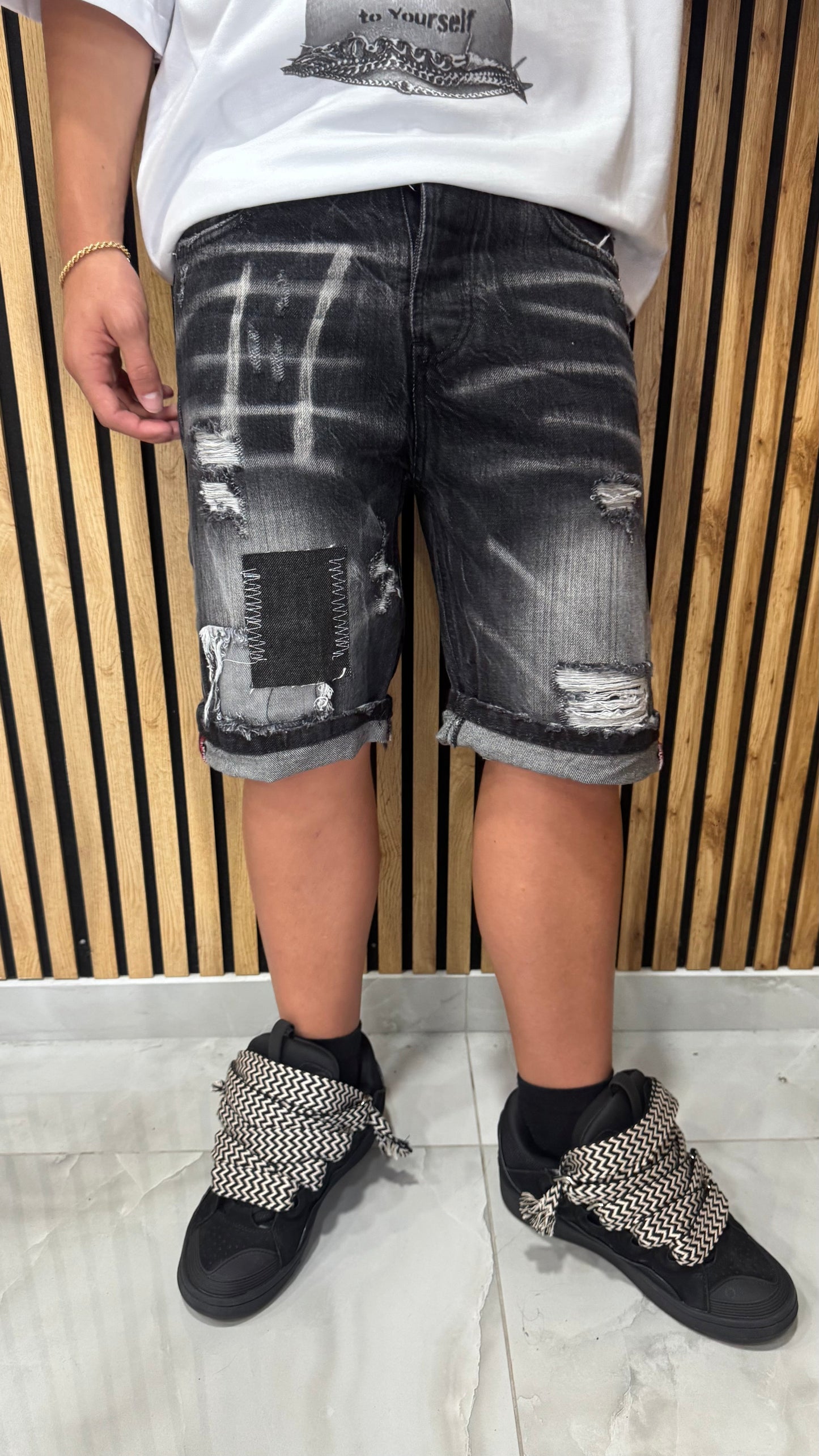 Jeans Short Mood Dsq Patch