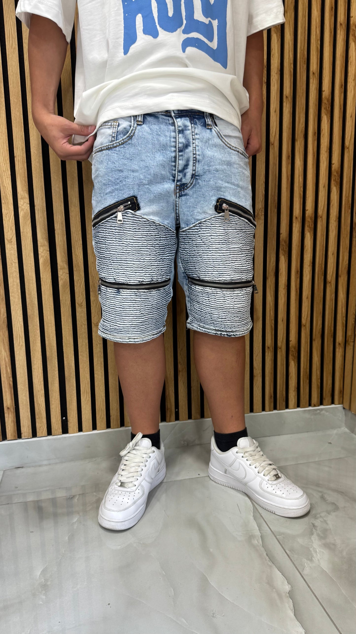 Short Jeans 4 Zip "Vitinha"