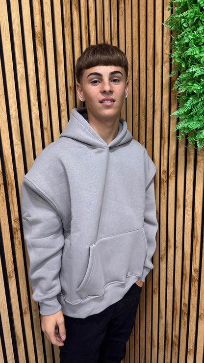 Felpa Basic Boxy Cianotic