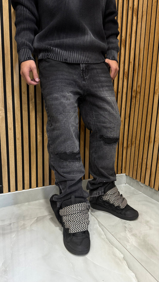 Jeans Flare Sfumed Destroyed "Kdb"