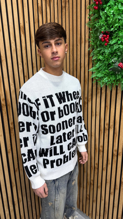 Maglione Girocollo “Fit Wheels”