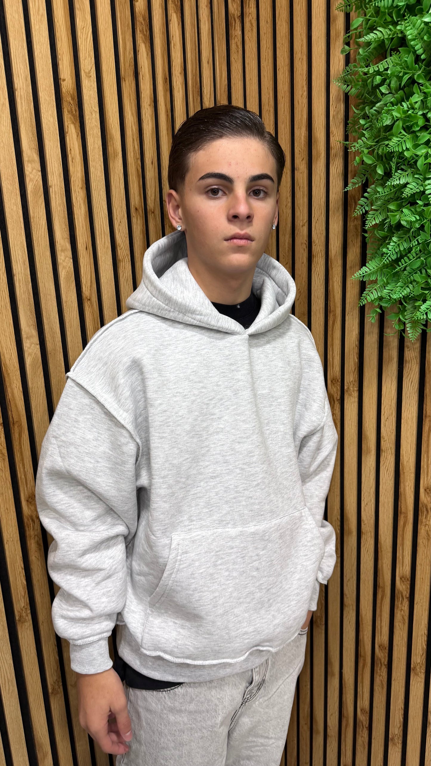 Felpa “Reverse” Cappuccio