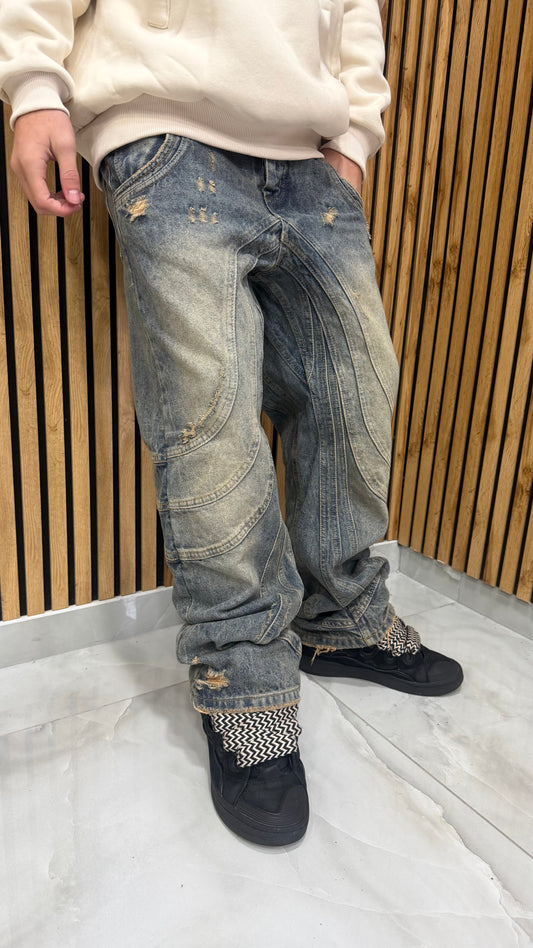 Jeans Super Baggy 418 Blue Cianotic