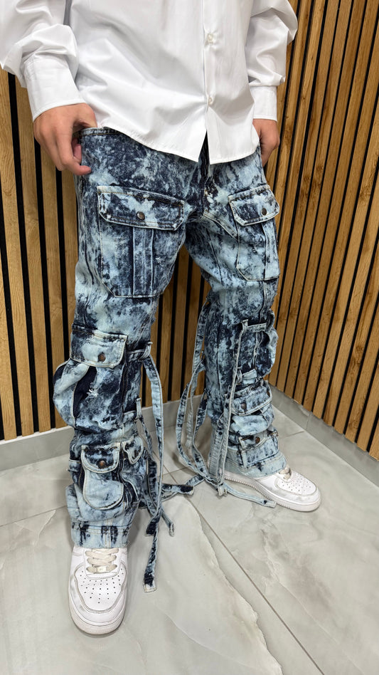 Jeans Flare 347 Blue Cianotic