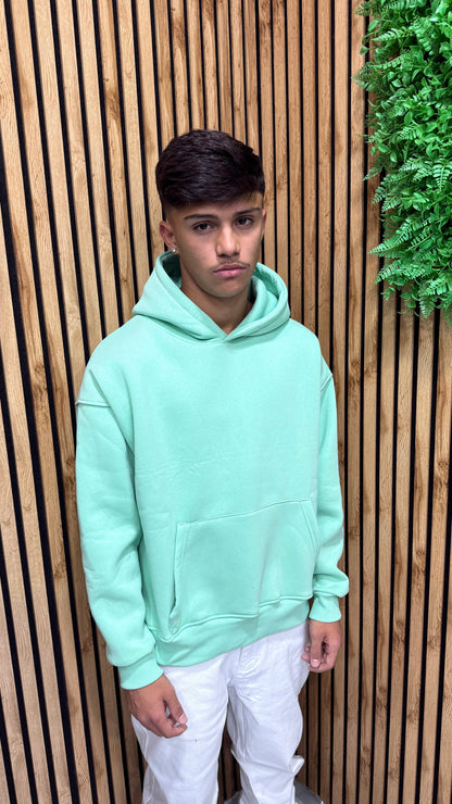 Felpa Basic Boxy Cianotic