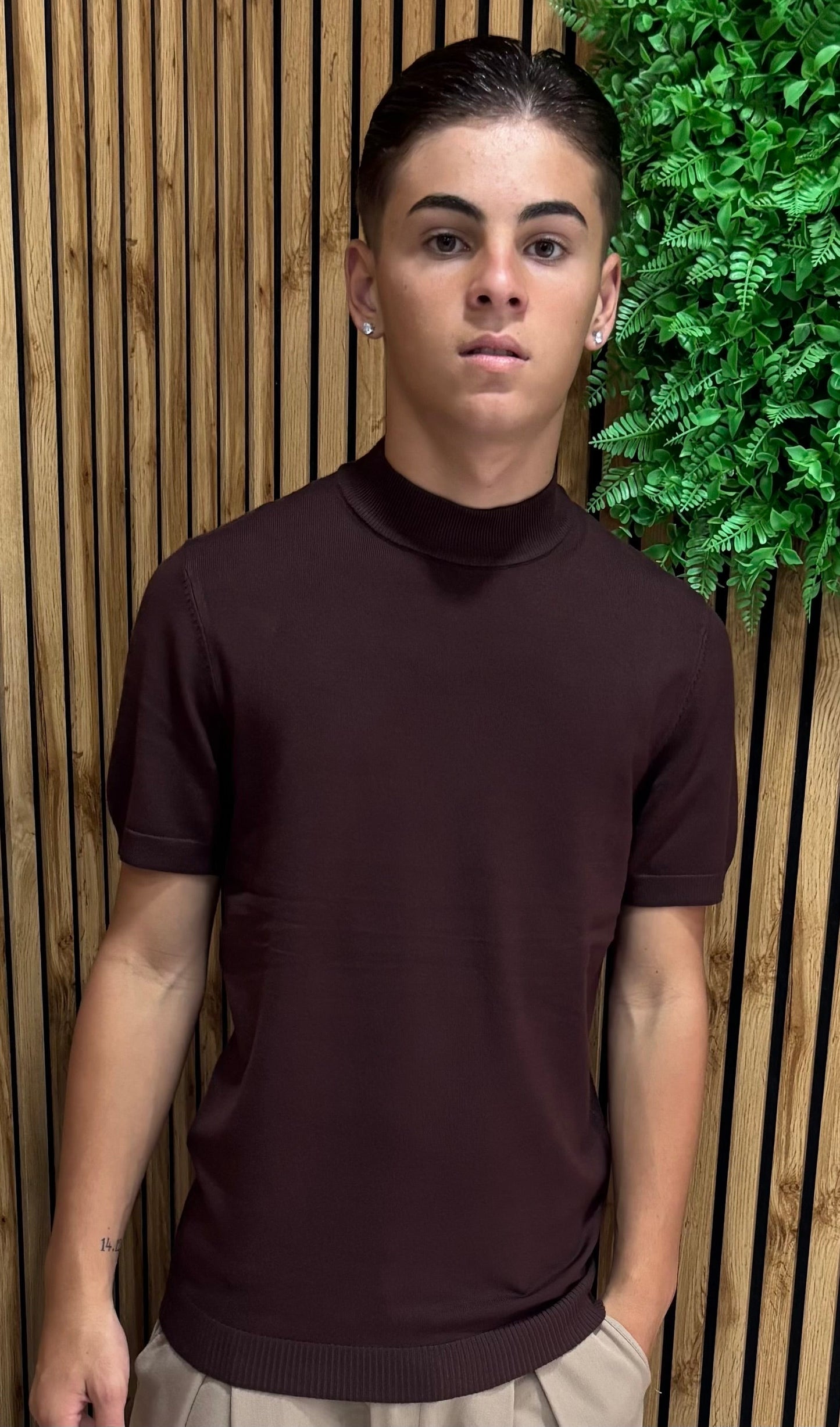 T-Shirt In Filo Premium Slim Fit