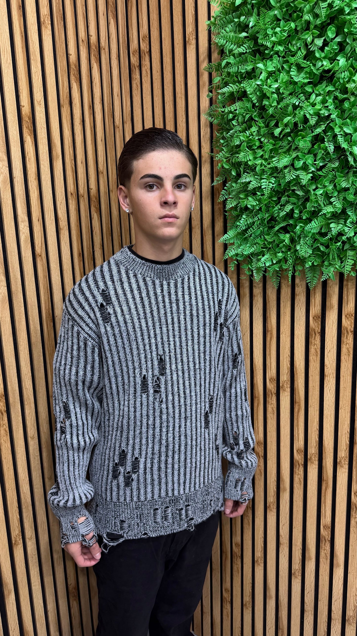 Maglione “Stripes” Bicolor