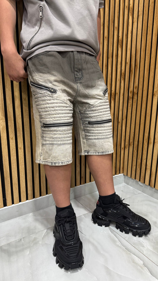 Shorts Jeans 4 Zip Degradè