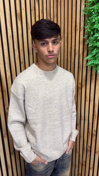 Maglione Basic "Soft" Lana Rasata