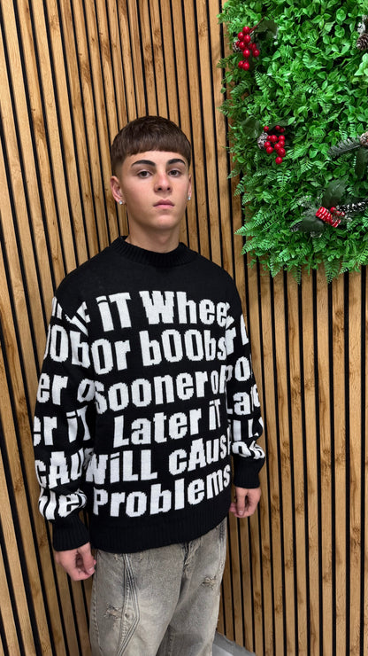 Maglione Girocollo “Fit Wheels”