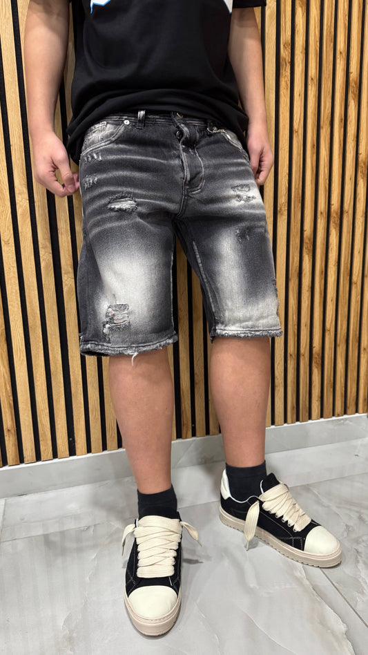 Shorts Jeans "D8 Black"