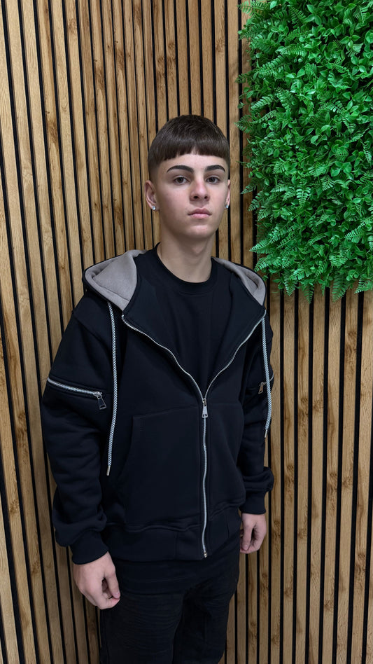 Felpa Multi Zip JM Premium Quality