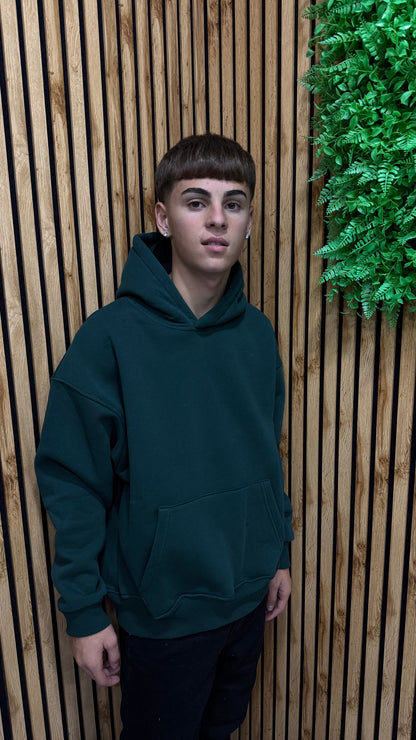 Felpa Basic Boxy Cianotic