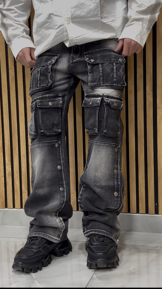 Jeans Cargo “Botton Zip”