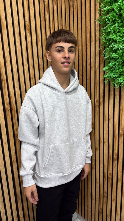 Felpa Basic Boxy Cianotic