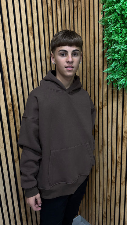 Felpa Basic Boxy Cianotic