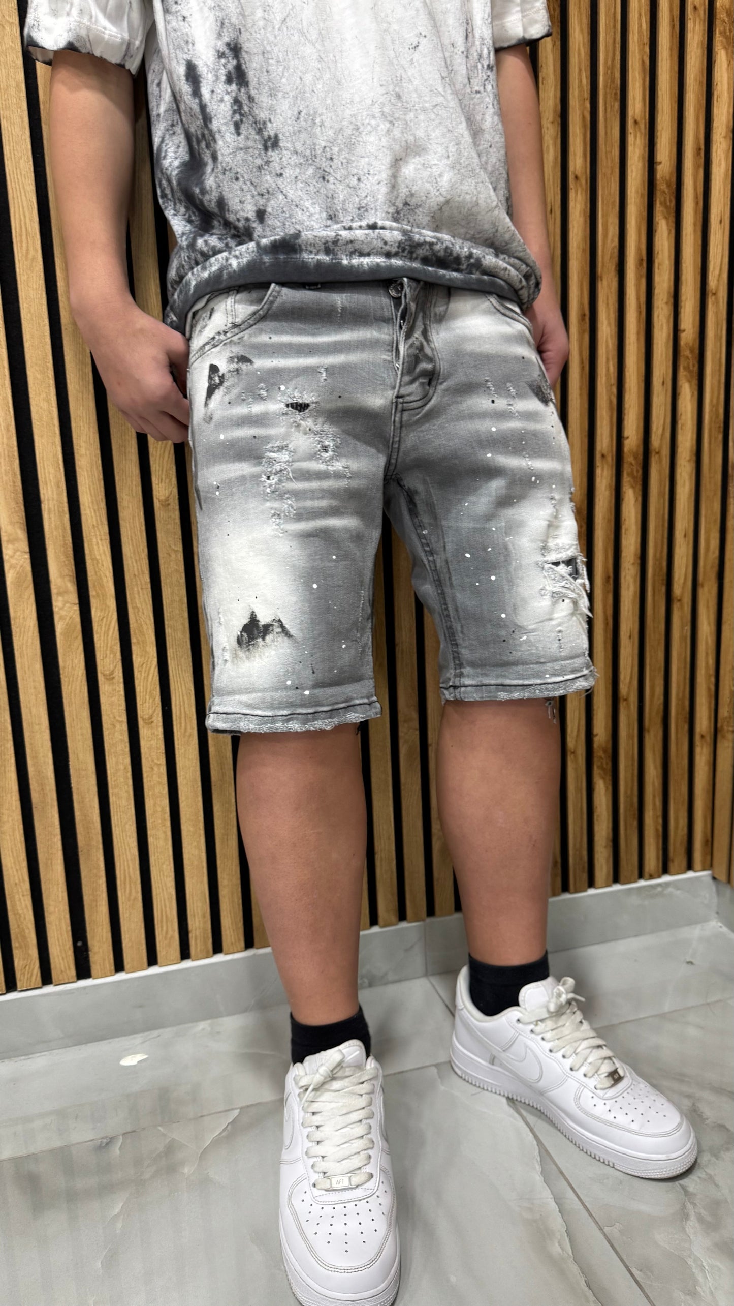 Jeans Short "Connor Grey"