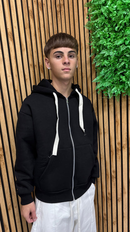 Felpa Con Zip Basic