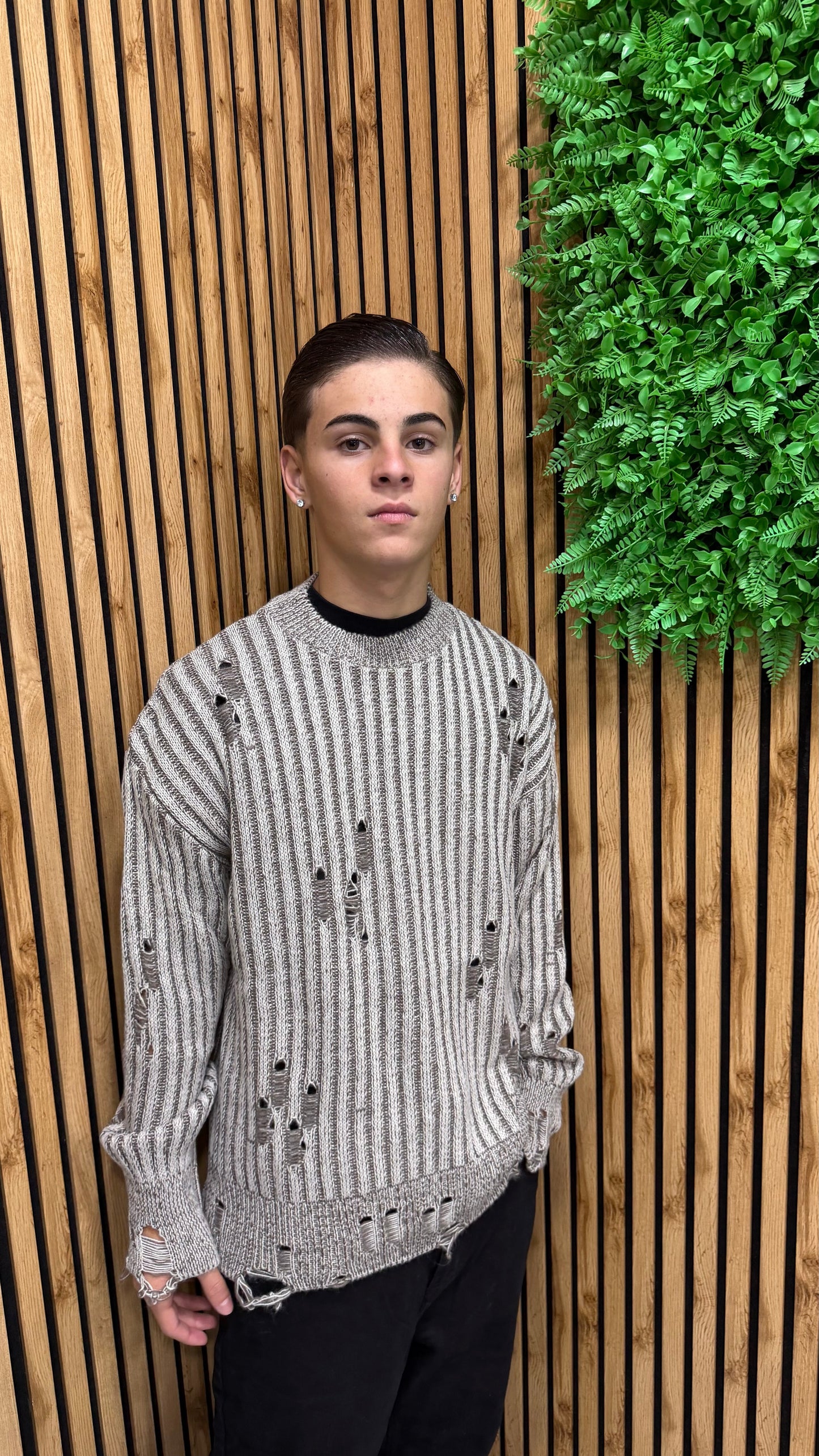 Maglione “Stripes” Bicolor