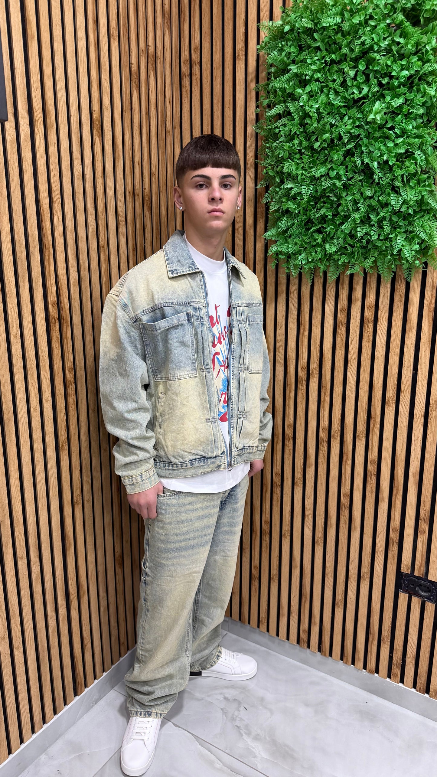 Coordset Jeans “Light Blue”