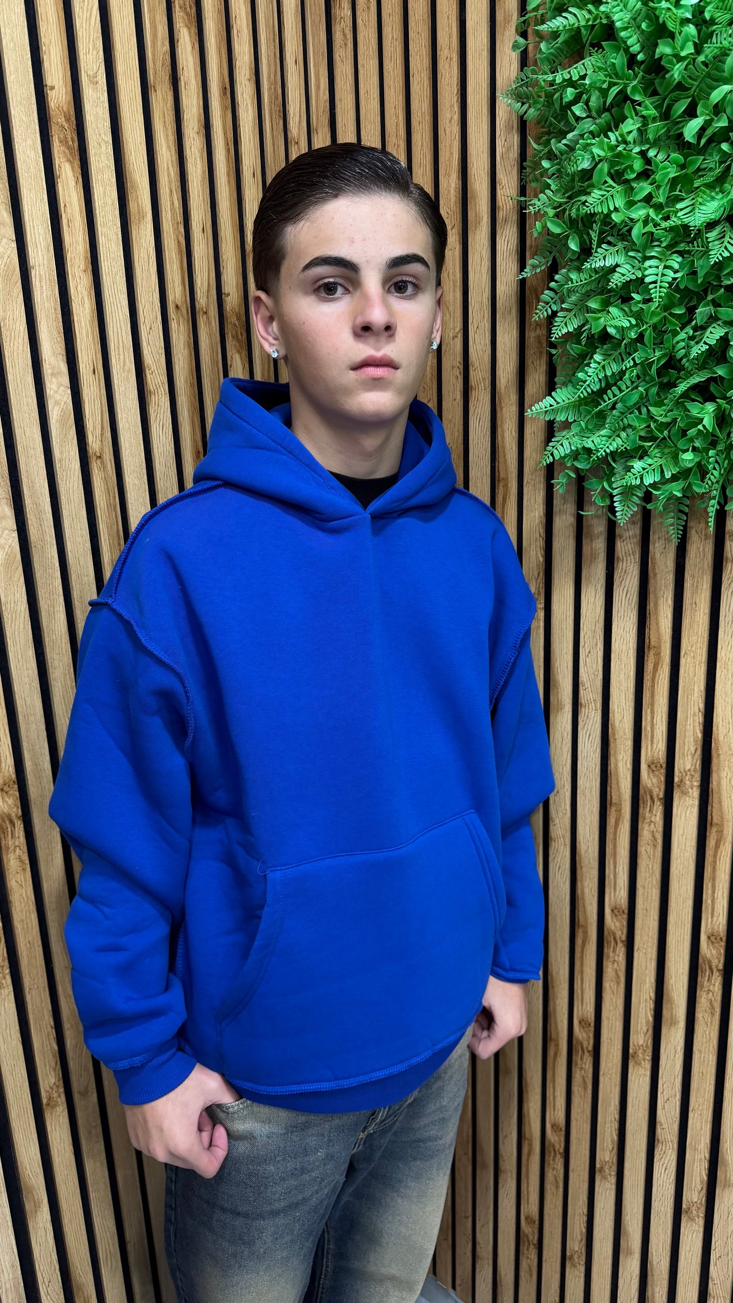 Felpa “Reverse” Cappuccio