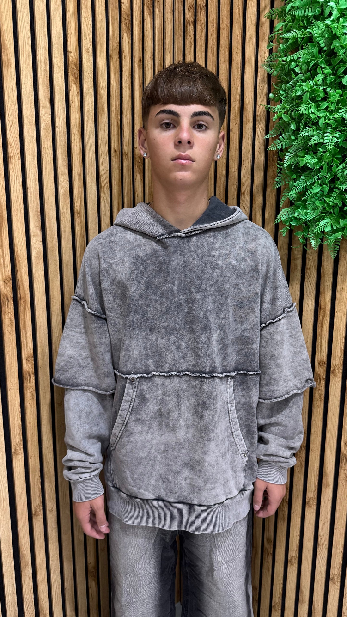 Felpa Doppia Manica Slaved