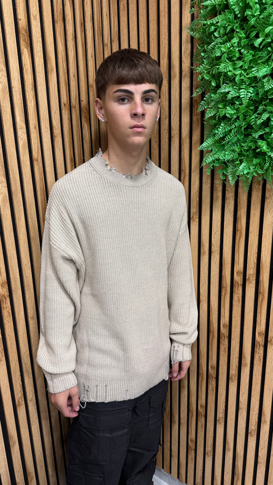 Maglione Sfiled Sfumed Tessuto Premium